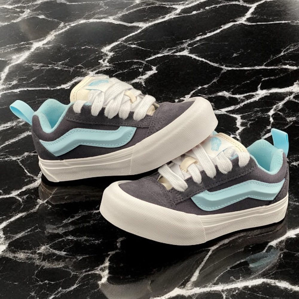 Vans Knu Skool “Retro Sport Grey/Blue” (Size 11C) — Brand New with Box - Picture 2 of 12